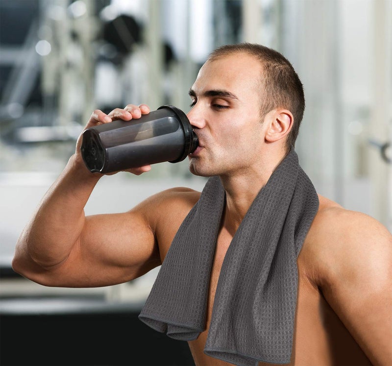 SUNLAND Microfiber Gym Towels Sports Workout Towel Fast Drying Fitness Sweat Towels for Men & Women Lightweight Multi-Purpose Yoga Towel 3 Pack 16Inch x 32Inch - Image 4